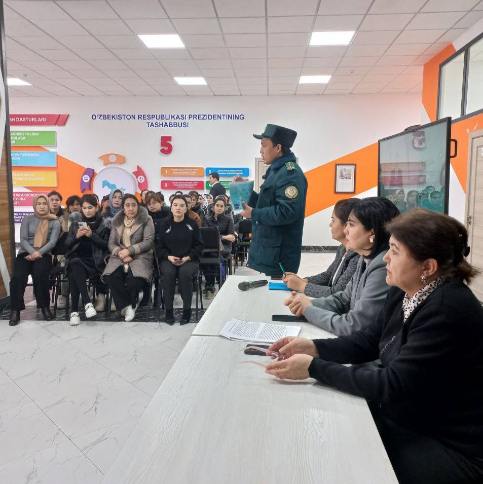 A preventive event was held in connection with the safety day with the participation of TIIU students.